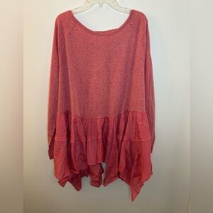 Women's Red Tunic Top